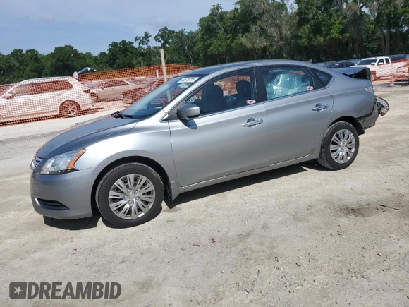 2014 Nissan Sentra SV with VIN 3N1AB7AP9EY249402, listed as a Copart auction lot 53676285 with 165,755 mi miles and Salvage Title. Bid and sale history available at DreamBid. Image 1.