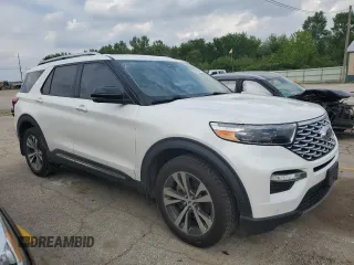 2020 Ford Explorer Platinum z VIN 1FM5K8HC4LGA06047, wystawiony jako Copart lot #58777285 z przebiegiem Nie podano mil oraz Szkoda całkowita • Salvage title. Historia ofert i sprzedaży dostępna na DreamBid. Obrazek 4.