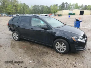 2015 Volkswagen Golf SportWagen TSI S with VIN 3VWC17AU6FM501644, listed as a Copart auction lot 52581005 with 79,239 mi miles and Salvage Title. Bid and sale history available at carsss.com. Image 4.