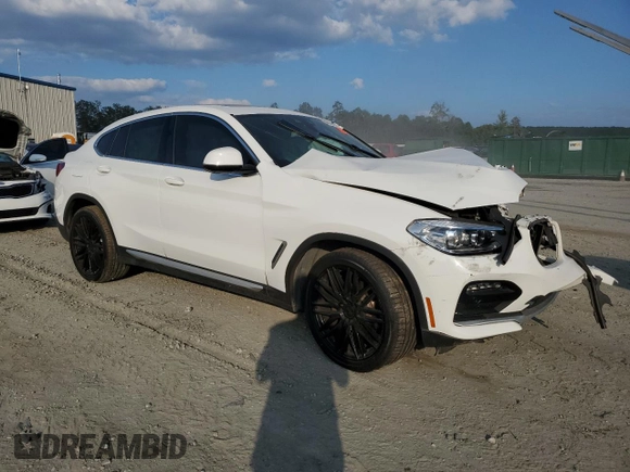 2021 BMW X4 xDrive30i with VIN 5UX2V1C00M9F20133, listed as a Copart auction lot 68800753 with 0 mi miles. Bid and sale history available at carsss.com. Image 4.