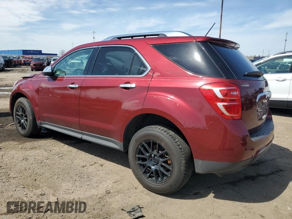 2016 Chevrolet Equinox LTZ with VIN 2GNALDEK2G1163798, listed as a Copart auction lot 51755235 with Not provided miles and Clean title. Bid and sale history available at DreamBid. Image 2.