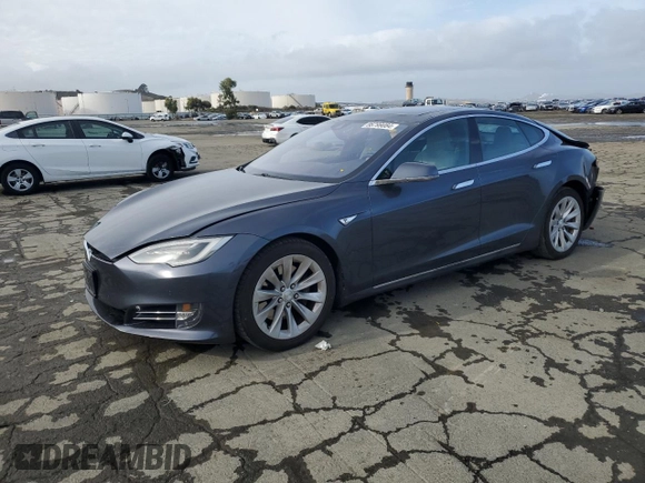 2016 Tesla Model S 70 with VIN 5YJSA1E10GF147377, listed as a Copart auction lot 86799084 with 93,805 mi miles and Salvage Title. Bid and sale history available at DreamBid. Image 1.