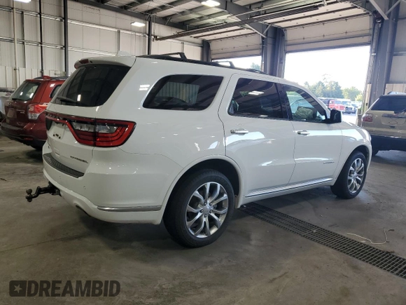 2018 Dodge Durango Citadel with VIN 1C4RDJEG4JC497934, listed as a Copart auction lot 73309964 with 69,595 mi miles and Salvage title. Bid and sale history available at DreamBid. Image 3.
