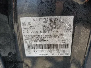 2013 Ford F-150 XL с VIN 1FTFX1CF4DFB48957, выставлен на аукционе Copart как лот 53691295 с пробегом 313 038 миль миль и Списание • Salvage title. История ставок и продаж доступна на DreamBid. Изображение 12.