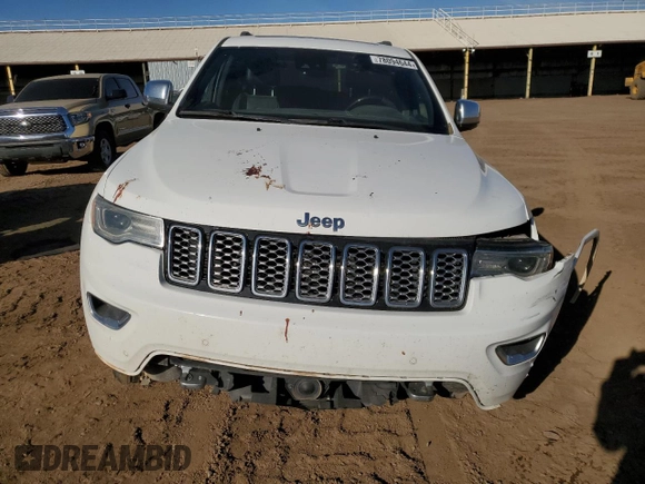 2017 Jeep Grand Cherokee Overland with VIN 1C4RJFCG2HC834328, listed as a Copart auction lot 78094644 with 86,706 mi miles and Salvage Title. Bid and sale history available at carsss.com. Image 5.