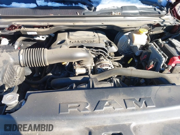2019 Ram 1500 Big Horn/Lone Star with VIN 1C6SRFFT8KN870451, listed as a IAAI auction lot 41639815 with 100,924 mi miles. Bid and sale history available at carsss.com. Image 10.
