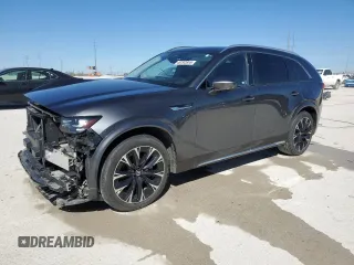 2024 Mazda CX-90 3.3 Turbo S with VIN JM3KK1HC7R1122618, listed as a Copart auction lot 49292855 with 30,233 mi miles and Salvage Title. Bid and sale history available at carsss.com. Image 1.