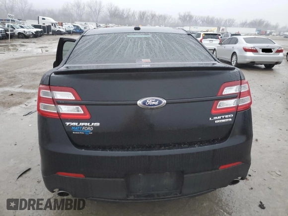 2016 Ford Taurus Limited with VIN 1FAHP2F88GG101740, listed as a Copart auction lot 43376185 with Not Provided miles and Salvage Title. Bid and sale history available at DreamBid. Image 6.