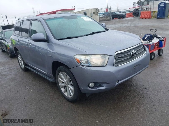 2009 Toyota Highlander Hybrid Limited with VIN JTEEW44A592033233, listed as a IAAI auction lot 41786543 with 120,841 mi miles. Bid and sale history available at carsss.com. Image 1.