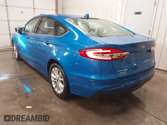 2020 Ford Fusion SE with VIN 3FA6P0HD5LR235436, listed as a IAAI auction lot 41006660 with 60,207 mi miles. Bid and sale history available at carsss.com. Image 3.