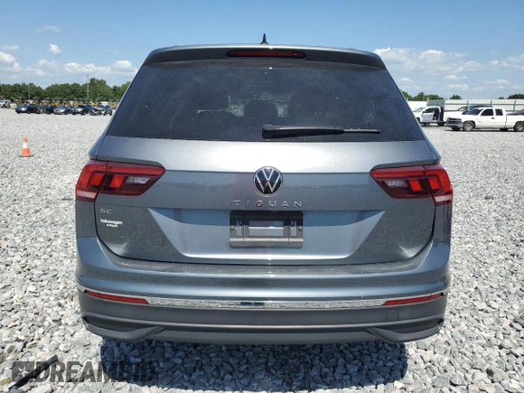 2022 Volkswagen Tiguan SE with VIN 3VV3B7AX3NM172685, listed as a Copart auction lot 57885395 with Not provided miles and Non repairable. Bid and sale history available at DreamBid. Image 6.