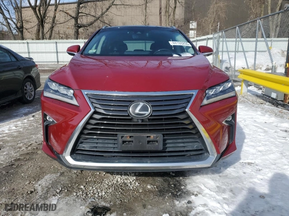 2016 Lexus RX 350 F Sport with VIN 2T2BZMCA7GC029078, listed as a Copart auction lot 44193255 with 95,945 mi miles and Salvage Title. Bid and sale history available at carsss.com. Image 5.
