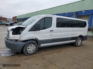 2016 Ford Transit Wagon XL with VIN 1FBZX2ZG0GKA41438, listed as a Copart auction lot 85759054 with 75,114 mi miles and Salvage Title. Bid and sale history available at carsss.com. Image 1.