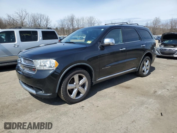 2011 Dodge Durango Citadel with VIN 1D4SE5GT9BC695347, listed as a Copart auction lot 51534735 with 183,025 mi miles and Clean Title. Bid and sale history available at carsss.com. Image 1.