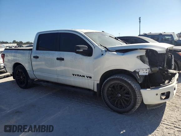2019 Nissan Titan SV with VIN 1N6AA1E68KN509342, listed as a Copart auction lot 78804284 with 78,285 mi miles and Salvage title. Bid and sale history available at DreamBid. Image 4.