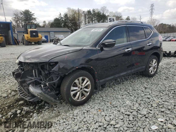 2015 Nissan Rogue SL with VIN 5N1AT2MV6FC809194, listed as a Copart auction lot 49916945 with 192,073 mi miles and Salvage Title. Bid and sale history available at carsss.com. Image 1.