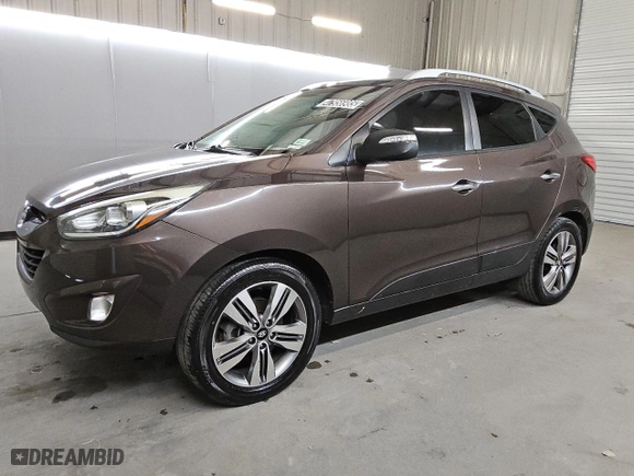 2014 Hyundai Tucson Limited with VIN KM8JU3AG9EU831451, listed as a Copart auction lot 47956985 with 85,069 mi miles and Clean Title. Bid and sale history available at carsss.com. Image 1.