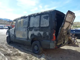 2021 Mercedes-Benz Sprinter Cargo with VIN W1Y4EBHY7MT073732, listed as a IAAI auction lot 41611226 with Not Provided miles and . Bid and sale history available at carsss.com. Image 3.