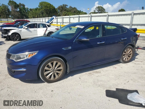 2018 Kia Optima EX with VIN 5XXGU4L39JG179039, listed as a Copart auction lot 51713395 with 109,974 mi miles and Salvage Title. Bid and sale history available at carsss.com. Image 1.