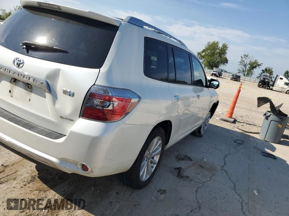 2009 Toyota Highlander Hybrid Limited with VIN JTEEW44A892032125, listed as a Copart auction lot 70589064 with 0 mi miles and Salvage Title. Bid and sale history available at carsss.com. Image 3.