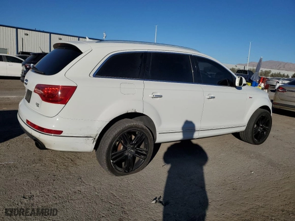 2014 Audi Q7 3.0T Premium Plus with VIN WA1LGAFE5ED014326, listed as a Copart auction lot 87911885 with 169832 miles and Salvage Title. Bid and sale history available at carsss.com. Image 3.