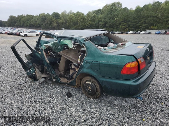 2000 Honda Civic LX with VIN 1HGEJ6671YL035216, listed as a Copart auction lot 70785494 with 0 mi miles and Non Repairable. Bid and sale history available at carsss.com. Image 2.