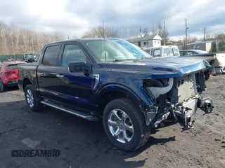 2022 Ford F-150 XL with VIN 1FTEW1EP4NFC10265, listed as a IAAI auction lot 41698502 with 48,349 mi miles. Bid and sale history available at carsss.com. Image 1.