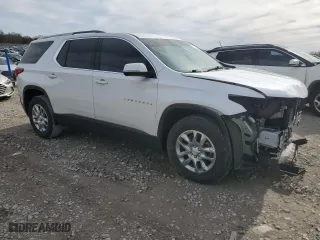 2018 Chevrolet Traverse LT Cloth with VIN 1GNERGKW6JJ261173, listed as a Copart auction lot 49628185 with 90,820 mi miles and Salvage Title. Bid and sale history available at carsss.com. Image 4.
