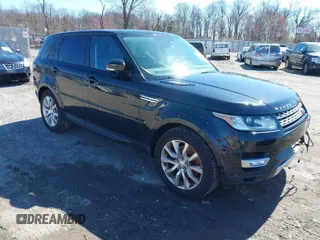 2015 Land Rover Range Rover Sport HSE with VIN SALWR2VF3FA607868, listed as a IAAI auction lot 41811123 with 142,743 mi miles. Bid and sale history available at carsss.com. Image 1.
