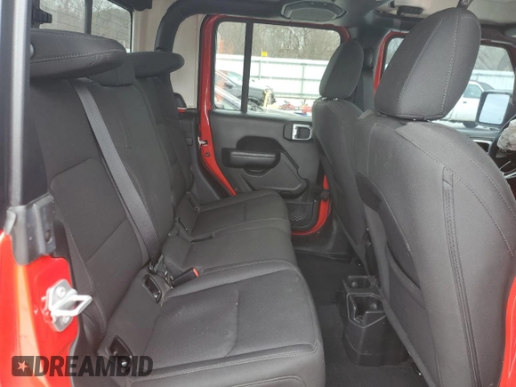 2022 Jeep Gladiator Texas Trail with VIN 1C6HJTAG9NL170836, listed as a Copart auction lot 43064695 with 46,176 mi miles and Salvage Title. Bid and sale history available at carsss.com. Image 11.