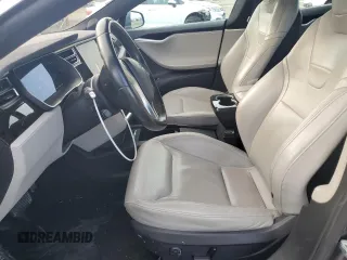 2016 Tesla Model S 70 with VIN 5YJSA1E10GF147377, listed as a Copart auction lot 86799084 with 93,805 mi miles and Salvage Title. Bid and sale history available at DreamBid. Image 7.