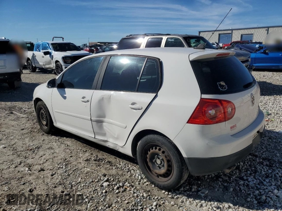 2008 Volkswagen Rabbit S with VIN WVWDB71K08W335787, listed as a Copart auction lot 80062754 with 145,248 mi miles and Salvage title. Bid and sale history available at DreamBid. Image 2.