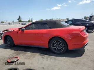 2018 Ford Mustang EcoBoost Premium with VIN 1FATP8UH4J5138707, listed as a Copart auction lot 52499475 with 92,254 mi miles and Salvage title. Bid and sale history available at DreamBid. Image 2.