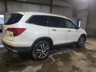 2016 Honda Pilot Elite with VIN 5FNYF6H02GB104395, listed as a Copart auction lot 46621795 with 49,260 mi miles and Salvage Title. Bid and sale history available at carsss.com. Image 3.