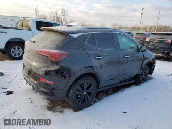 2024 Buick Encore GX Sport Touring with VIN KL4AMESL3RB076000, listed as a Copart auction lot 43975065 with 16,433 mi miles and Salvage title. Bid and sale history available at DreamBid. Image 3.