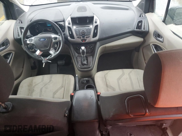 2015 Ford Transit Connect XLT with VIN NM0GE9F7XF1196358, listed as a Copart auction lot 51522205 with 198,102 mi miles and Salvage title. Bid and sale history available at DreamBid. Image 8.