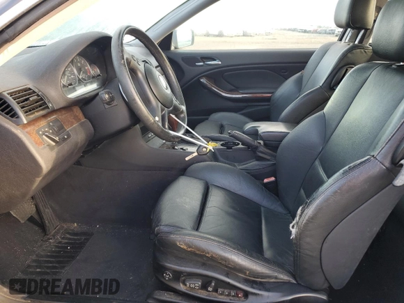 2002 BMW 3 Series 330Ci with VIN WBABN53432JU39421, listed as a Copart auction lot 72188204 with 67,439 mi miles and Salvage Title. Bid and sale history available at DreamBid. Image 7.
