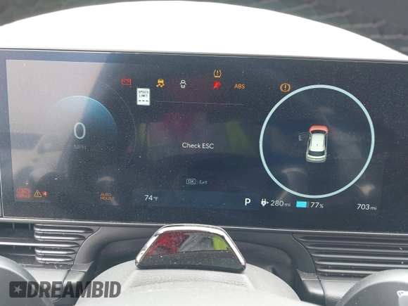 2025 Hyundai Ioniq 5 z VIN 7YAKN4DA4SY008488, wystawiony jako IAAI lot #42460932 z przebiegiem 703 mil mil oraz . Historia ofert i sprzedaży dostępna na DreamBid. Obrazek 7.