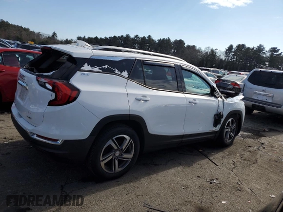 2018 GMC Terrain SLT with VIN 3GKALVEV0JL205498, listed as a Copart auction lot 46434345 with 118,259 mi miles and Salvage Title. Bid and sale history available at DreamBid. Image 3.