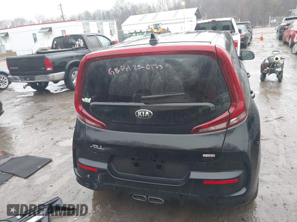 2021 Kia Soul Turbo with VIN KNDJ53AF9M7746079, listed as a IAAI auction lot 41480282 with 65,010 mi miles and . Bid and sale history available at DreamBid. Image 16.