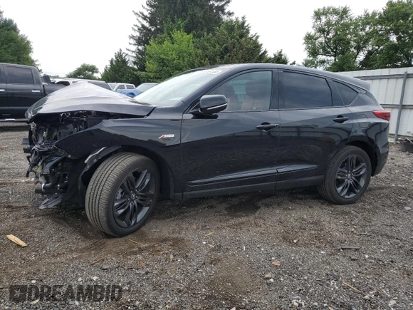 2022 Acura RDX w/A-Spec Package with VIN 5J8TC2H62NL008830, listed as a Copart auction lot 63304184 with 16,267 mi miles and Salvage Title. Bid and sale history available at carsss.com. Image 1.