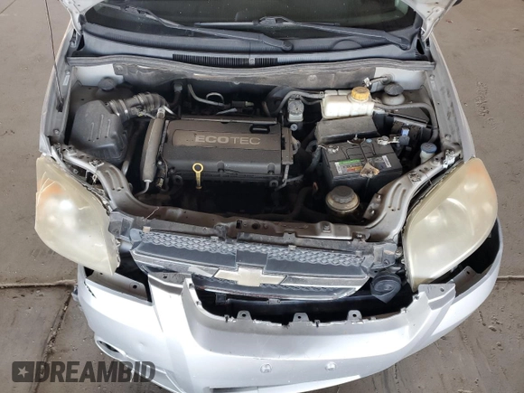 2009 Chevrolet Aveo 2LT with VIN KL1TG56E29B607616, listed as a Copart auction lot 62552825 with 118,947 mi miles and Salvage title. Bid and sale history available at DreamBid. Image 11.