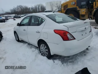 2014 Nissan Versa S Plus with VIN 3N1CN7AP0EL836424, listed as a Copart auction lot 44212955 with 74,758 mi miles and Salvage Title. Bid and sale history available at DreamBid. Image 2.