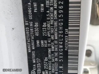2017 Kia Optima SX with VIN 5XXGW4L26HG159620, listed as a Copart auction lot 42334925 with 73,116 mi miles and Salvage Title. Bid and sale history available at carsss.com. Image 13.