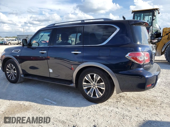 2017 Nissan Armada SL with VIN JN8AY2NC6H9511168, listed as a Copart auction lot 73831634 with Not Provided miles and Salvage Title. Bid and sale history available at carsss.com. Image 2.
