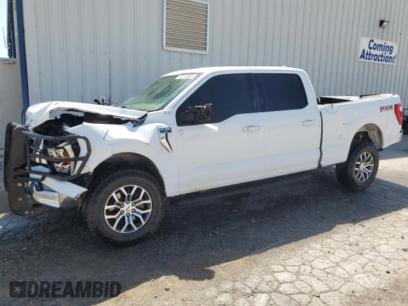 2021 Ford F-150 XL with VIN 1FTFW1E58MKE55062, listed as a Copart auction lot 54179605 with 95,845 mi miles and Clean Title. Bid and sale history available at carsss.com. Image 1.