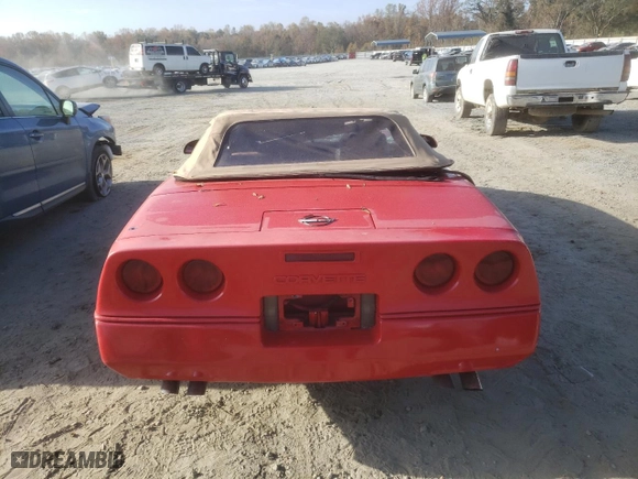 1986 Chevrolet Corvette with VIN 1G1YY678XG5901747, listed as a Copart auction lot 78588334 with 0 mi miles and Salvage Title. Bid and sale history available at carsss.com. Image 6.
