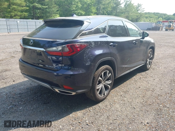 2021 Lexus RX 350 with VIN 2T2HZMDAXMC264109, listed as a IAAI auction lot 42411679 with 43,288 mi miles and . Bid and sale history available at DreamBid. Image 4.
