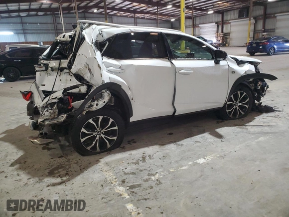 2017 Lexus NX with VIN JTJBARBZ2H2118005, listed as a Copart auction lot 41875035 with 94,890 mi miles and Salvage Title. Bid and sale history available at carsss.com. Image 3.
