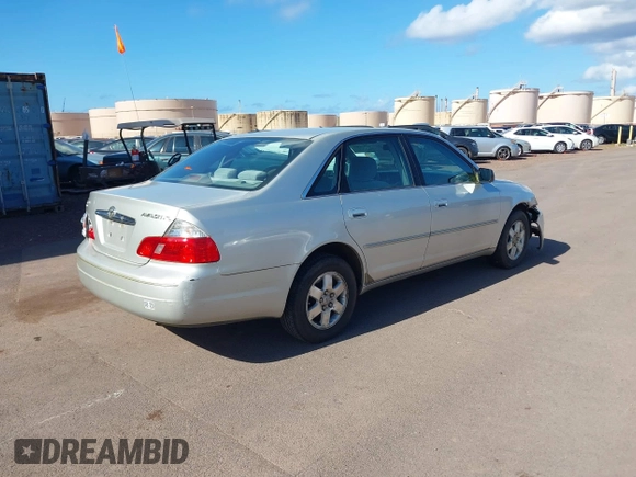 2003 Toyota Avalon XL z VIN 4T1BF28B93U274928, wystawiony jako IAAI lot #42034461 z przebiegiem 150 549 mil mil oraz . Historia ofert i sprzedaży dostępna na DreamBid. Obrazek 4.